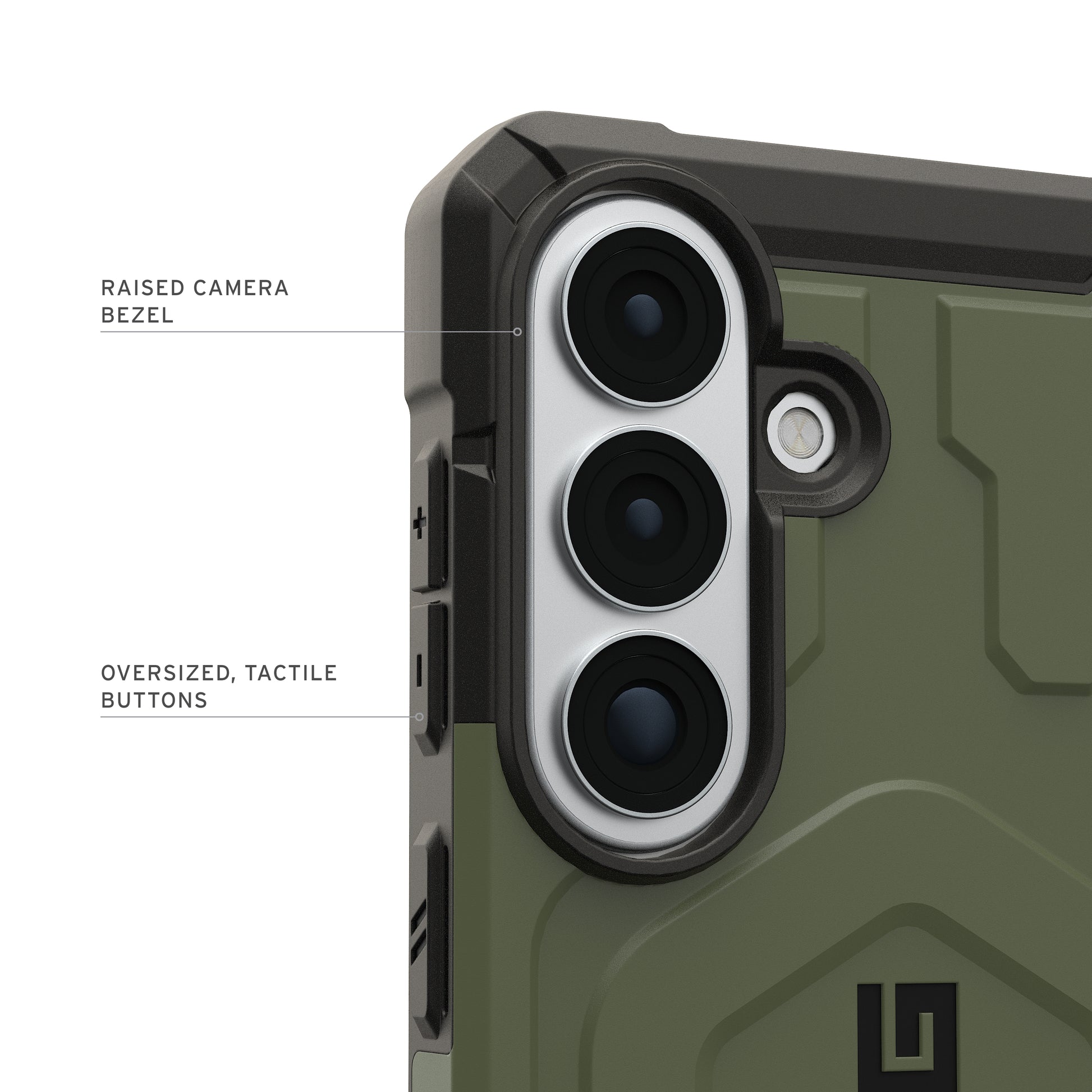 Urban Armor Gear UAG Pathfinder – Rückcover – für Samsung Galaxy S26+ – MagSafe, PC, Olive