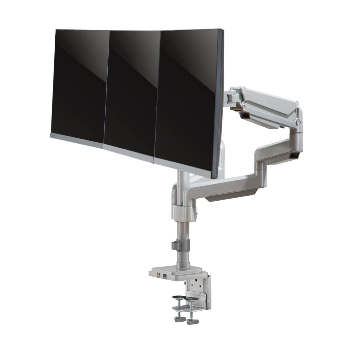 Tripp Lite DDR1730TAL – Monitorarm Tischhalterung – Klemme/Durchführung – 3 Monitore – 17–30" – VESA 75×75/100