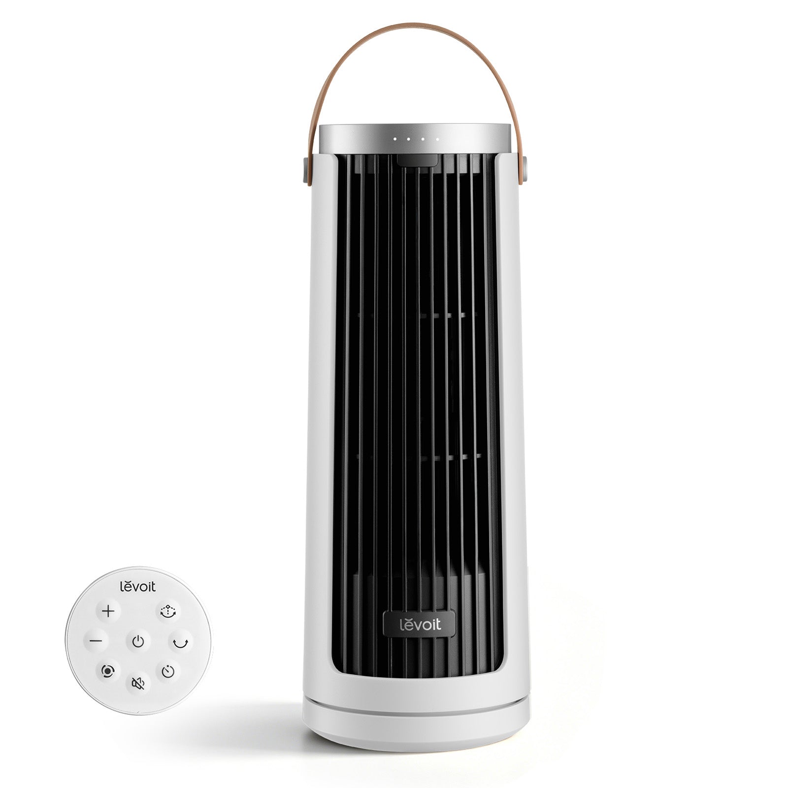 Levoit Turmventilator LTF-F132B-WEUR – 19 W, 5 Stufen, oszillierend, Timer, Fernbedienung, 20 dB(A)