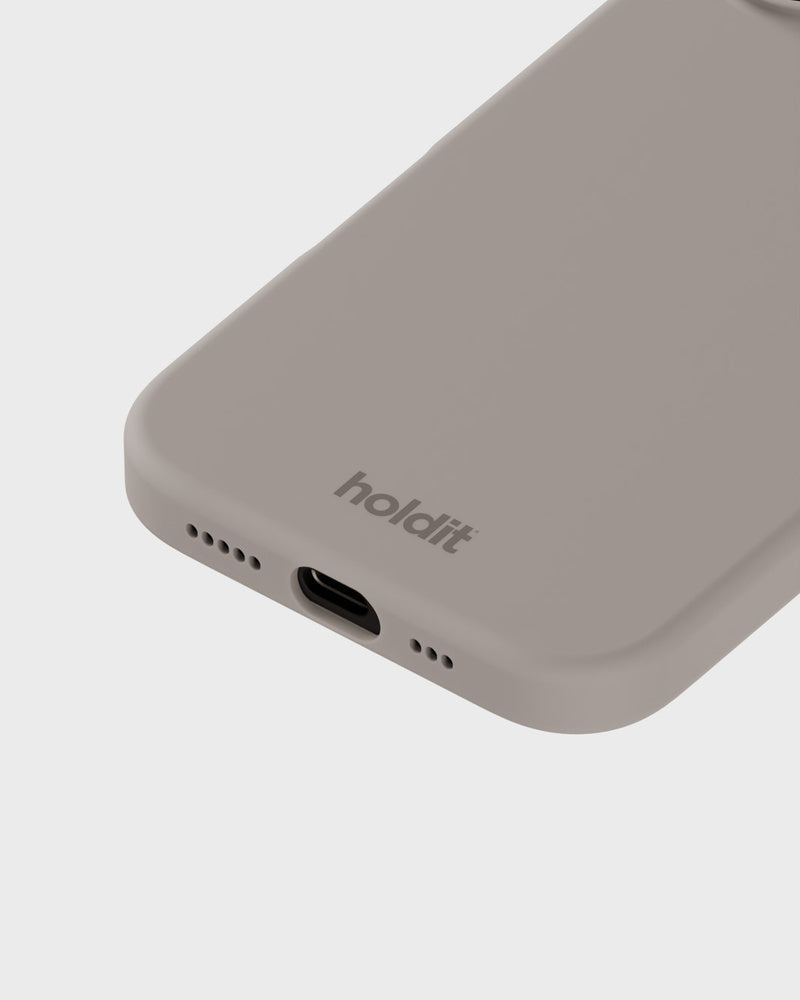 Holdit – Backcover – für Apple iPhone 16 Plus – Taupe – Silikon