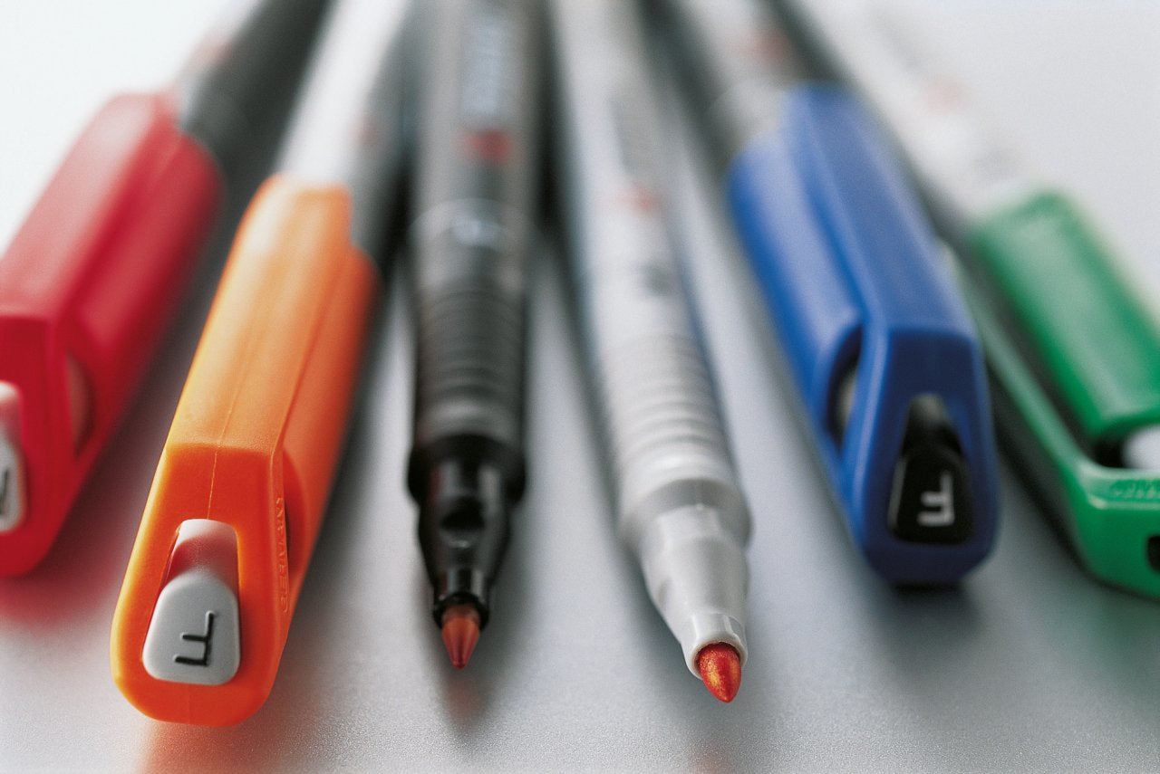 STABILO Non-Permanent-Marker OHPen – fein 0,7 mm – schwarz – trocken abwischbar