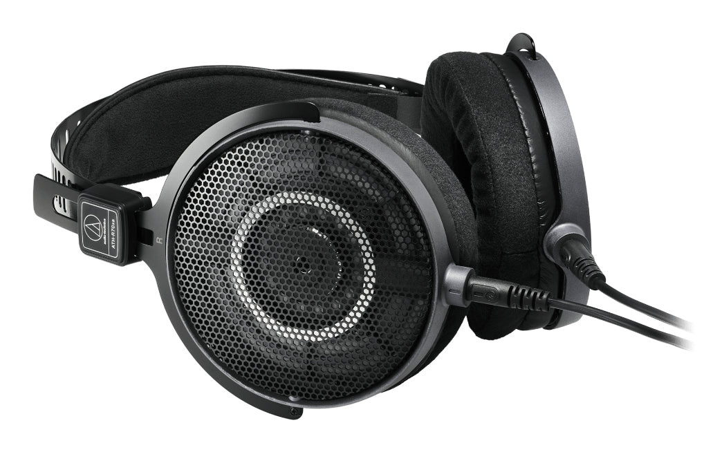 Audio-Technica ATH-R70xa Over-Ear Kopfhörer – Kabel, 3,5 mm Klinke, Schwarz