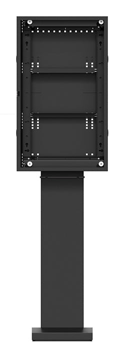 Hagor Digital Signage Stand für 46" Displays – für Samsung OH46 Serie – Hoch-/Querformat – Schwarz
