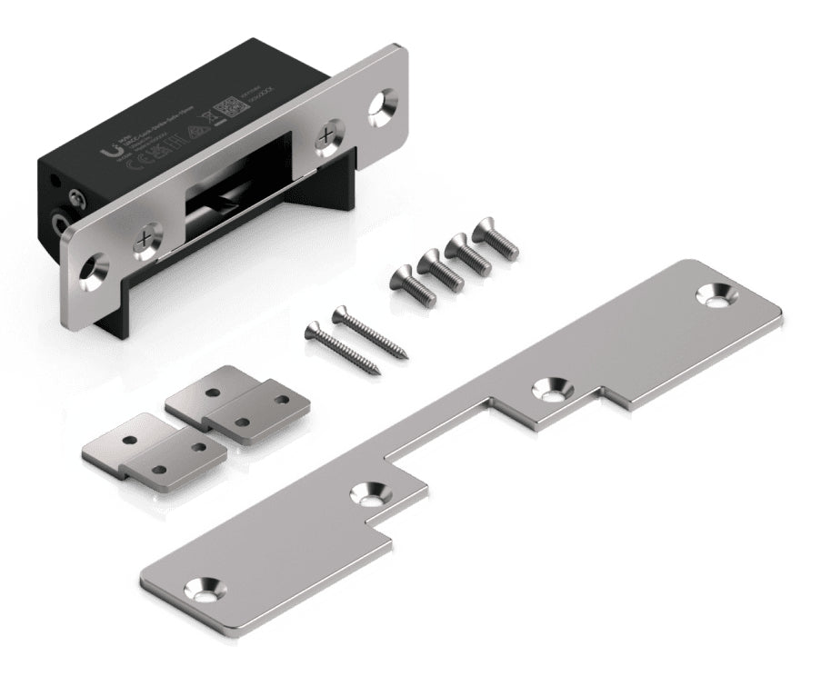 Ubiquiti Elektrischer Türöffner – Unterputz, 12 V, Edelstahl/Zink, 40×35×124 mm