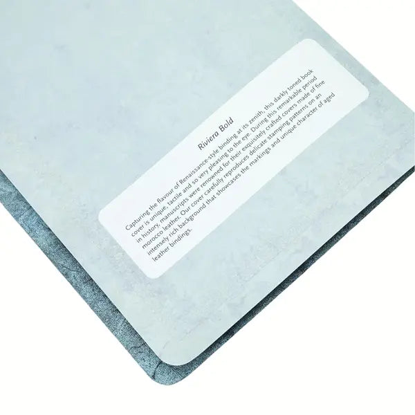 Paperblanks Notizheft – A5 – 80 Blatt – 100 g/m² – Hardcover, perforiert, abgerundete Kanten, blau, FSC