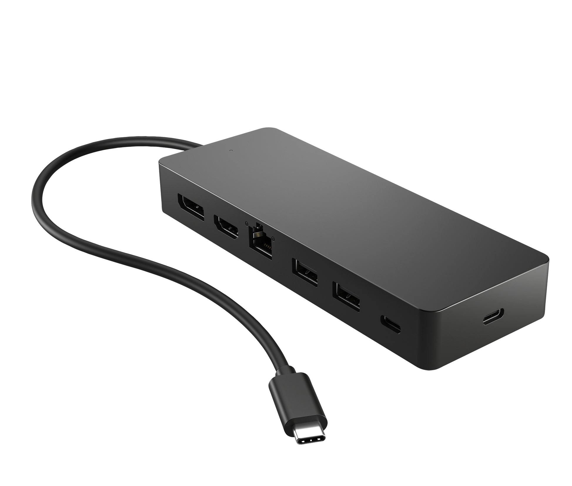 HP Multiport-Adapter – USB-C, 1× DP, 1× HDMI, 2× USB-A, 2× USB-C, für Windows 10/11/Mac