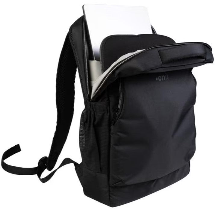 ONIT Notebook-Rucksack bis 15,6" – 14 l, Notebook-Fach – Schwarz
