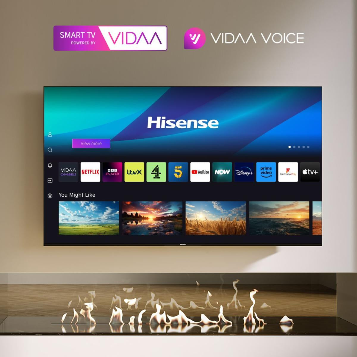 Hisense 65A6N – 65" TV – 4K UHD – LCD (Direct-LED) – VIDAA U7 – 60 Hz – Dolby Vision