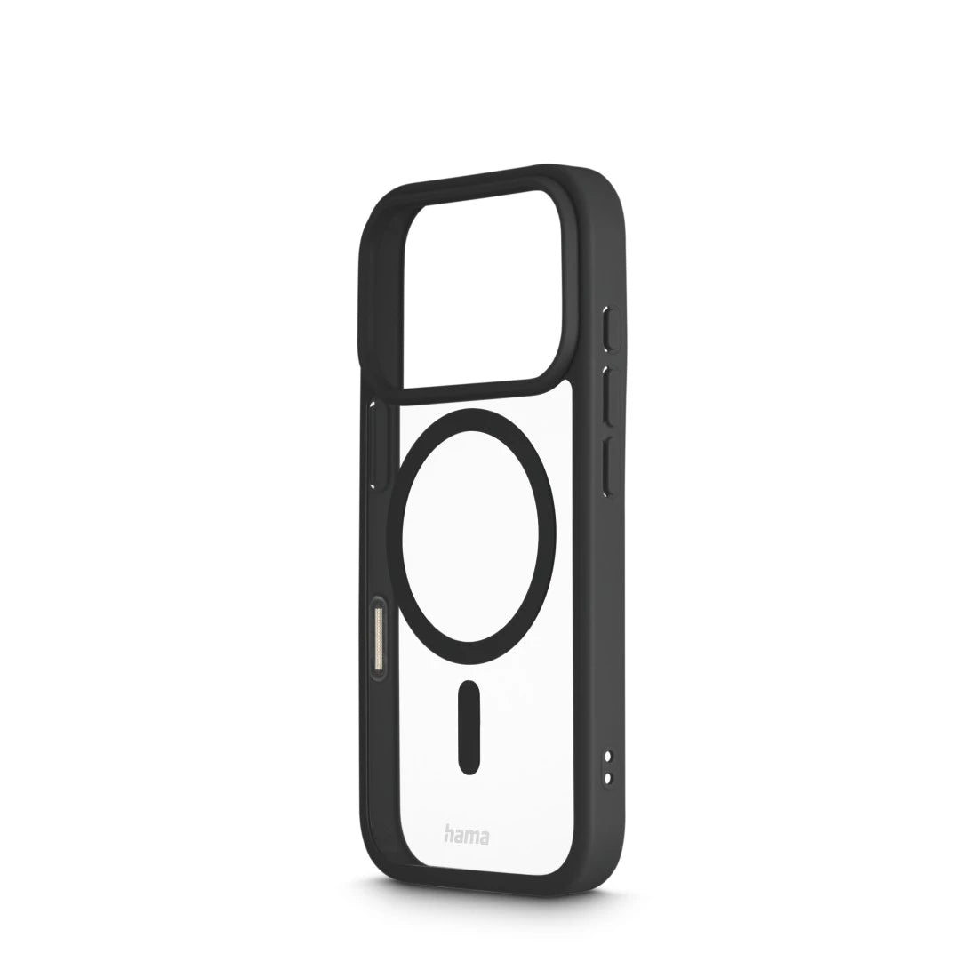 Hama Frame Protect – Backcover – für Apple iPhone 17 Pro – MagSafe, PC+TPU, schwarz/transparent