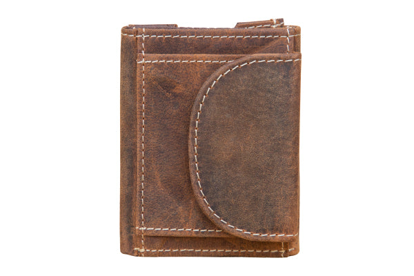 Alpenleder Brieftasche Pocket – 60 × 105 × 15 mm – Old Havanna – Leder