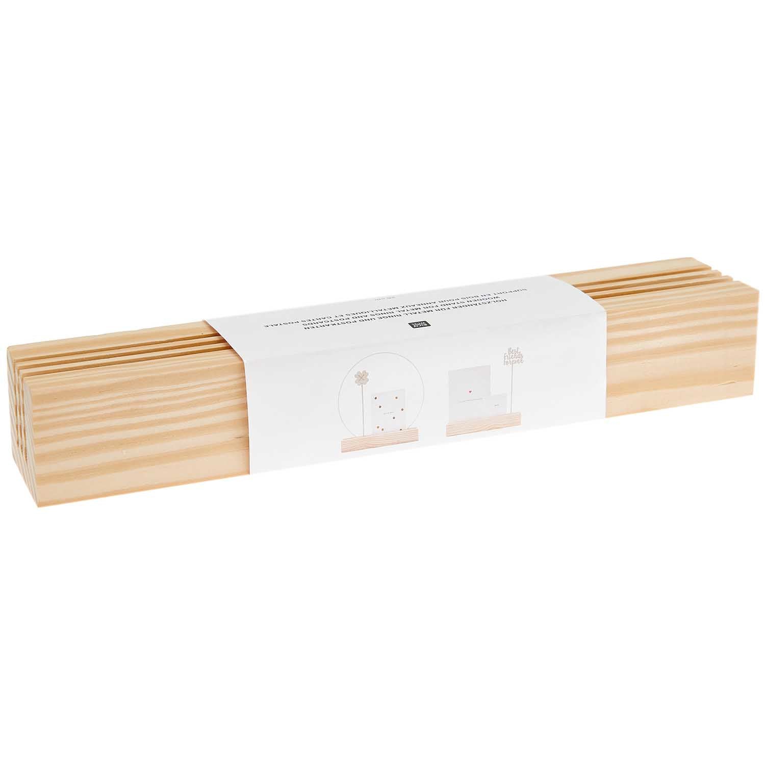 Rico Design Tischprospekthalter 26 cm – Holz, beige
