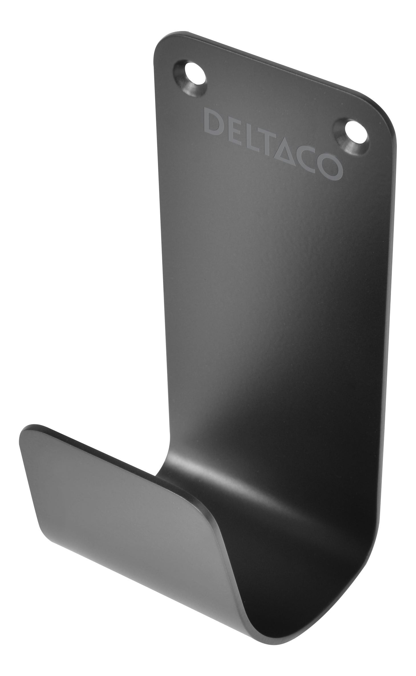 Deltaco Kabelhalter, Edelstahl SS304 – schwarz
