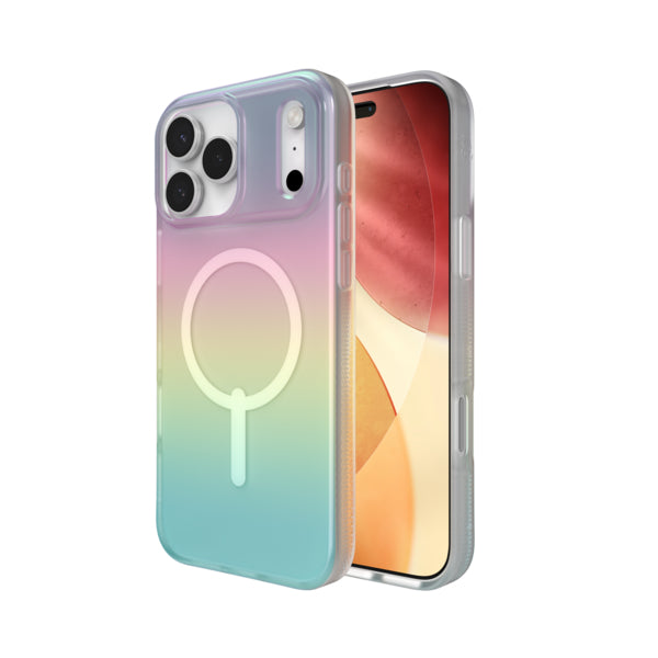 ZAGG Milan Snap Backcover – für Apple iPhone 17 Pro Max, Mehrfarbig, Zion Iridescent, bis 4 m sturzsicher