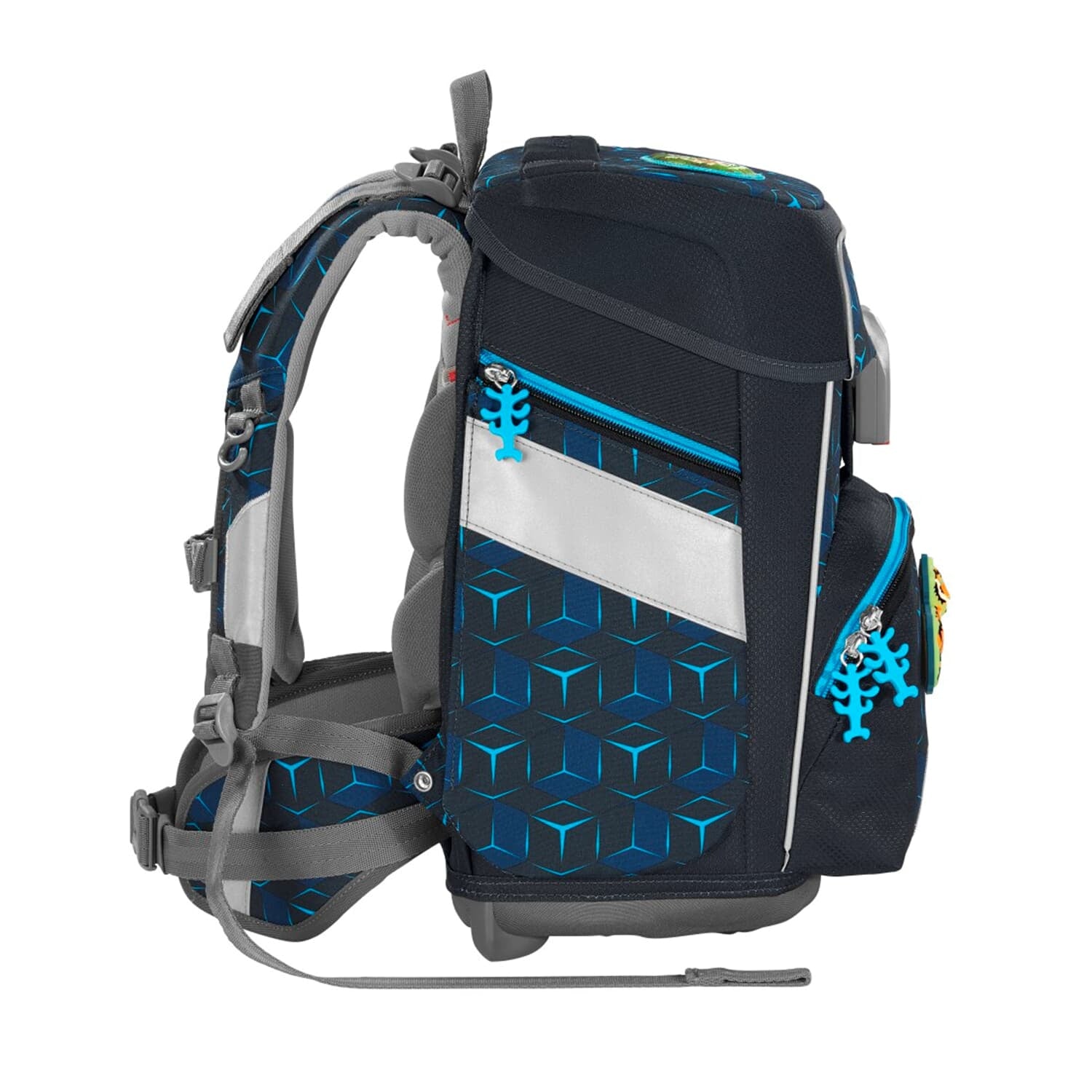 Step by Step Schulrucksack-Set – 5-teilig – Tiger Night Kimba – Recycelte Materialien