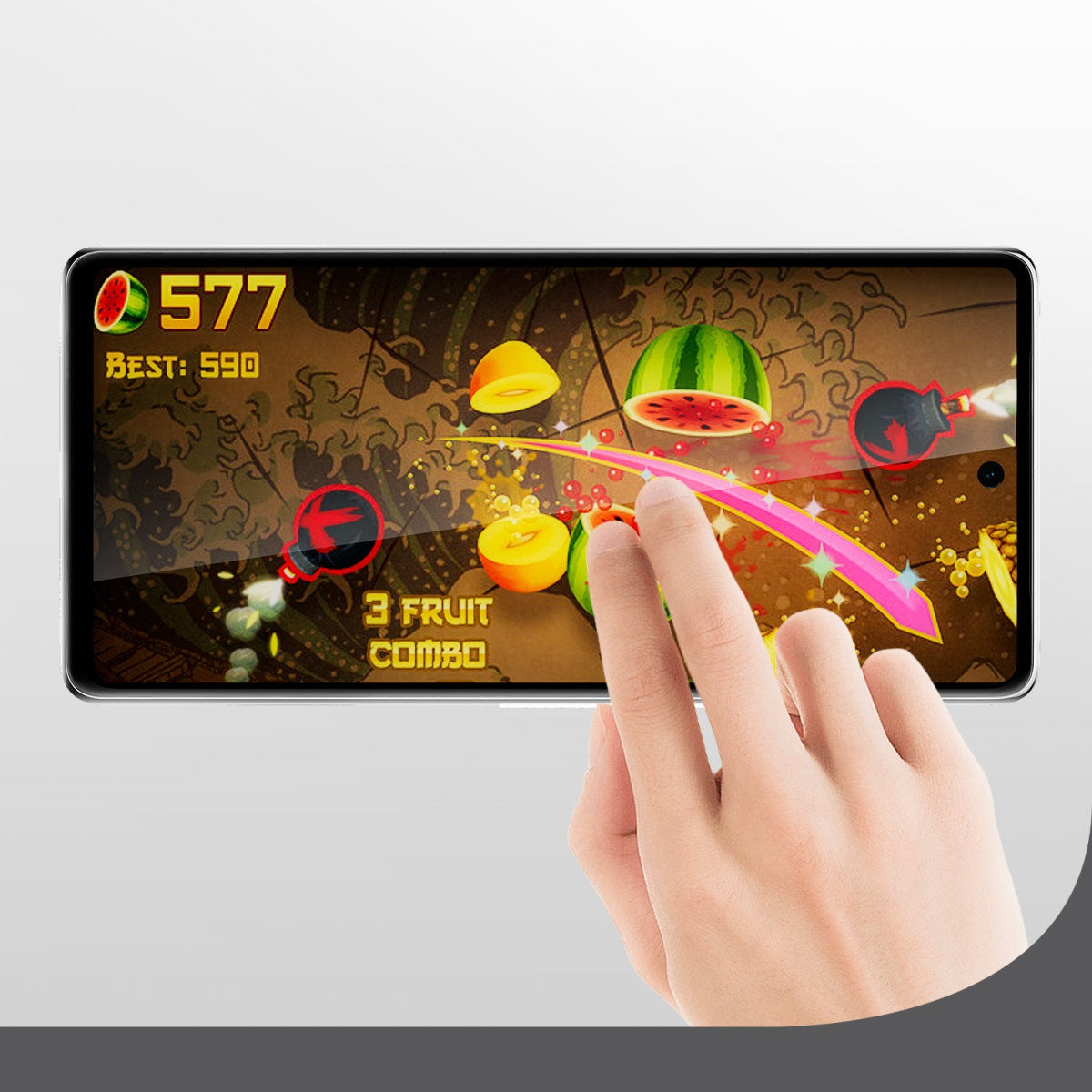 4smarts Displayschutz (Panzerglas), 9H – für S24 FE/A36 5G/A56 5G