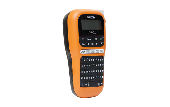 Brother PT-E110 – Beschriftungsgerät, TZe/HSe bis 12 mm, 180×180 dpi, 20 mm/s, Autoabschneider