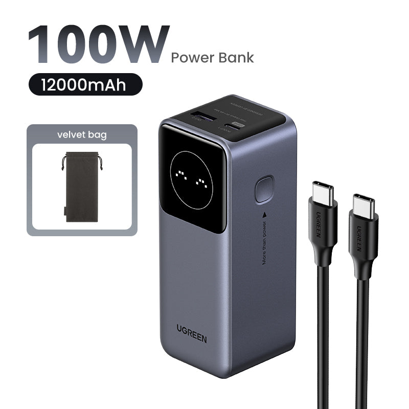 Ugreen Powerbank 12000 mAh, PD 100 W