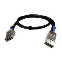 QNAP CAB-PCIE10M-8644-8X Kabel SFF-8644 zu SFF-8644 – 1 m, für TL-RX00PES-RP/QXP-3X8PES, Schwarz