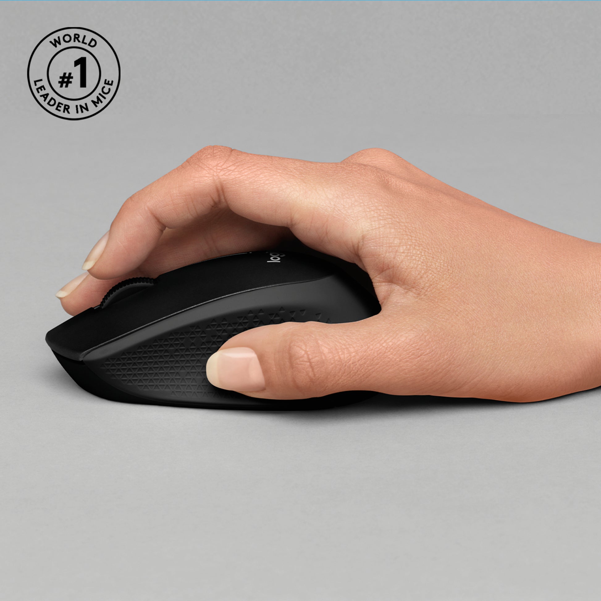 Logitech M330 – Maus – Kabellos (2,4 GHz, USB-Dongle) – 1000 DPI – Rechtshänder – Schwarz