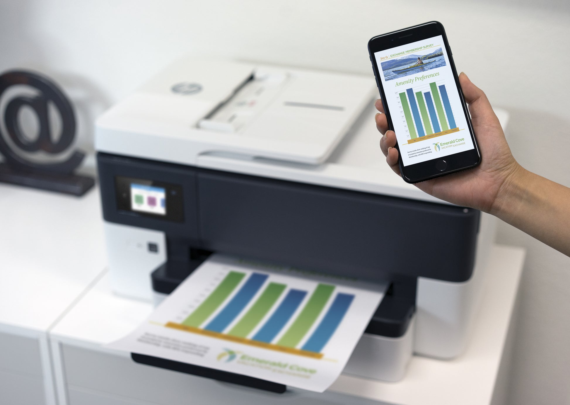 HP Officejet Pro 7720 Wide All-in-One – Farbiger Tintenstrahl-MFP A3, 4-in-1 – USB/WLAN – 22 Seiten/Min. S/W