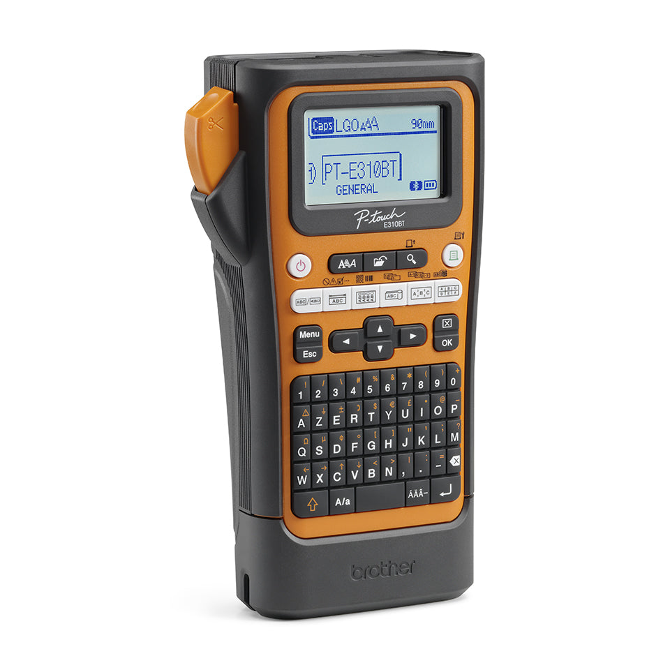 Brother PT-E310BTVP – Beschriftungsgerät, TZe/HSe bis 15,8 mm, 180×180 dpi, 20 mm/s, USB/Bluetooth