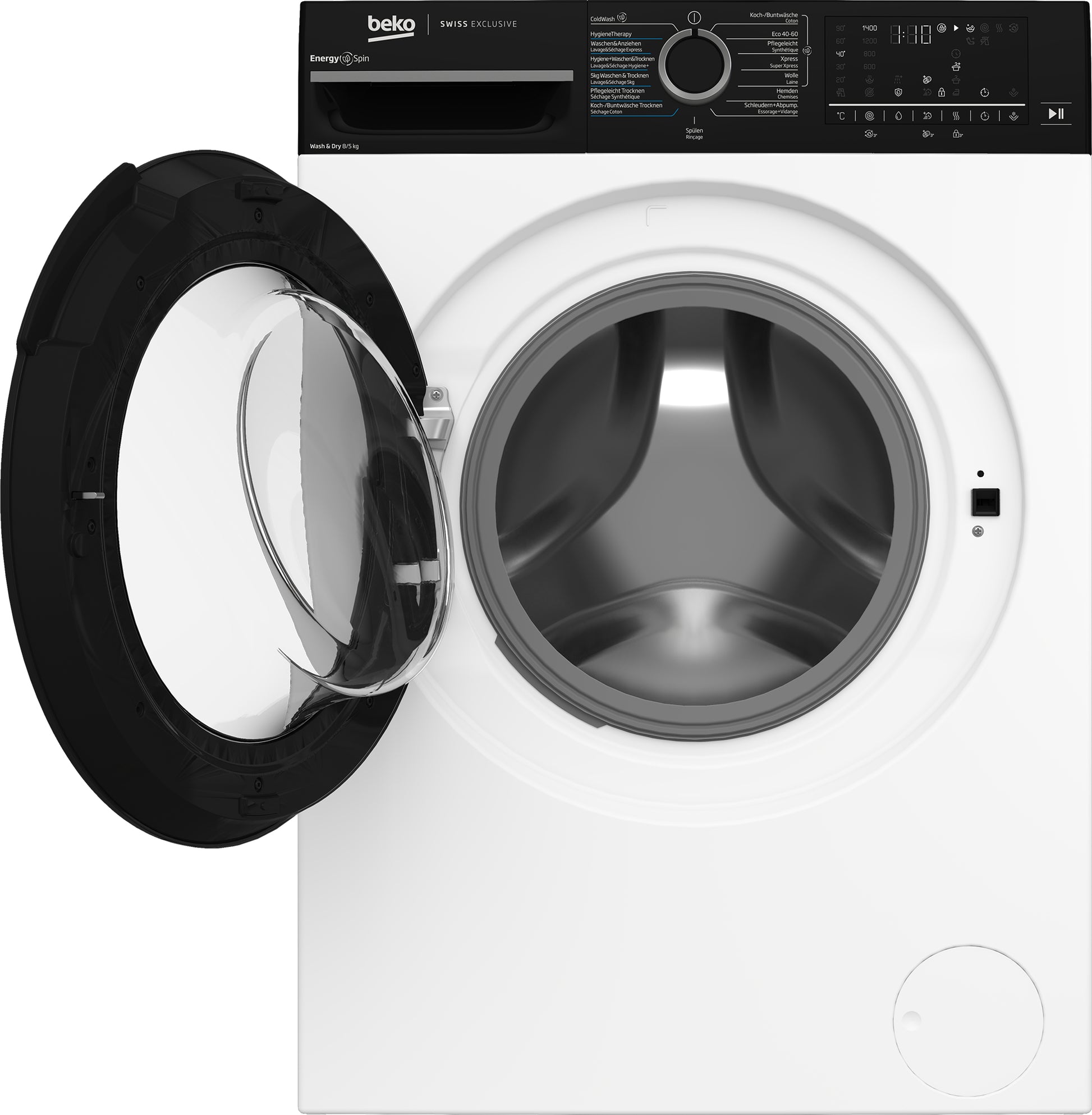 Beko Waschtrockner WT310 – 8 kg Waschen, 5 kg Trocknen, 1400 U/min – weiss