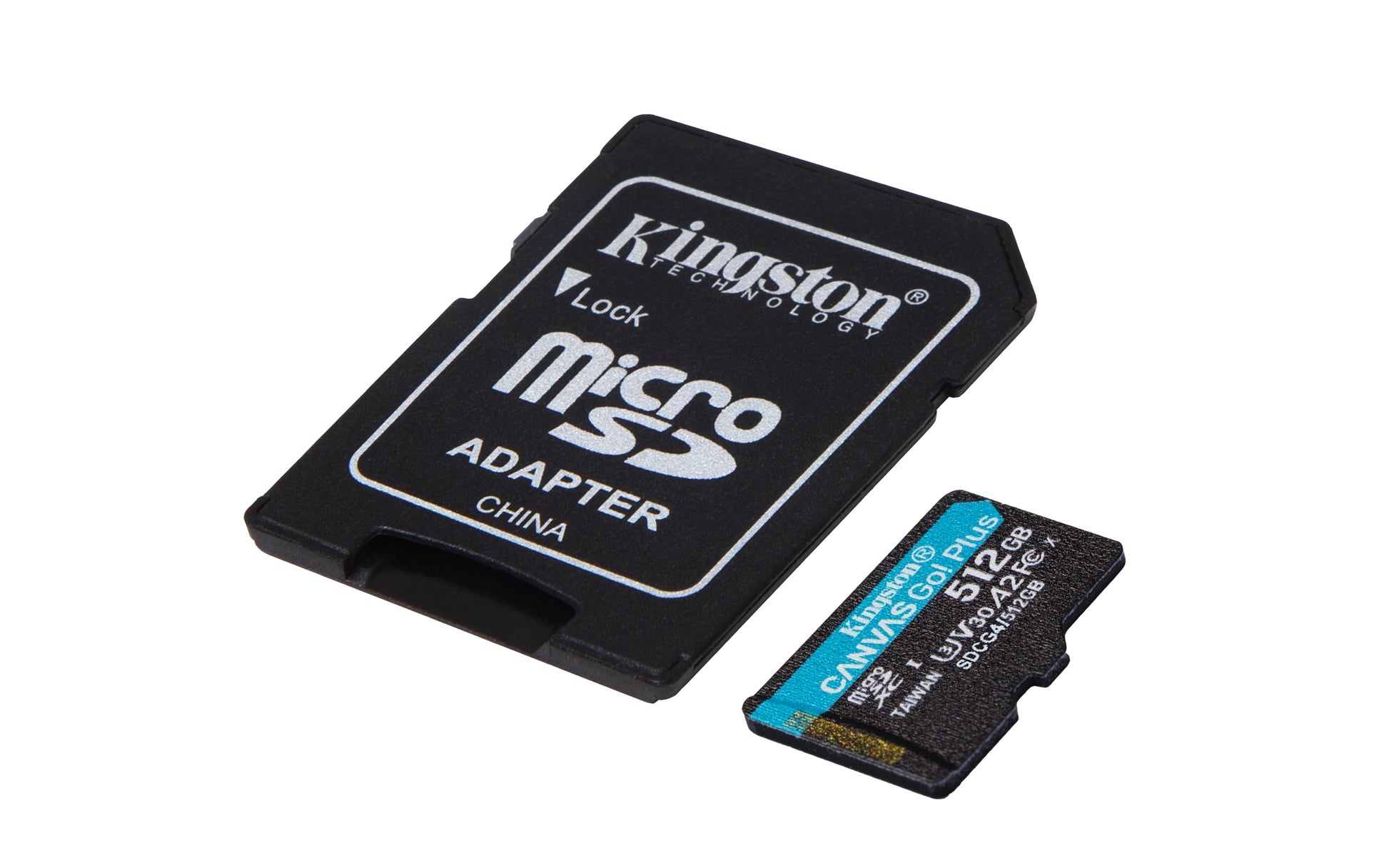 Kingston Technology Kingston Canvas Go Plus 200R Speichergerät – 512 GB, A2 U3 V30, mit Adapter