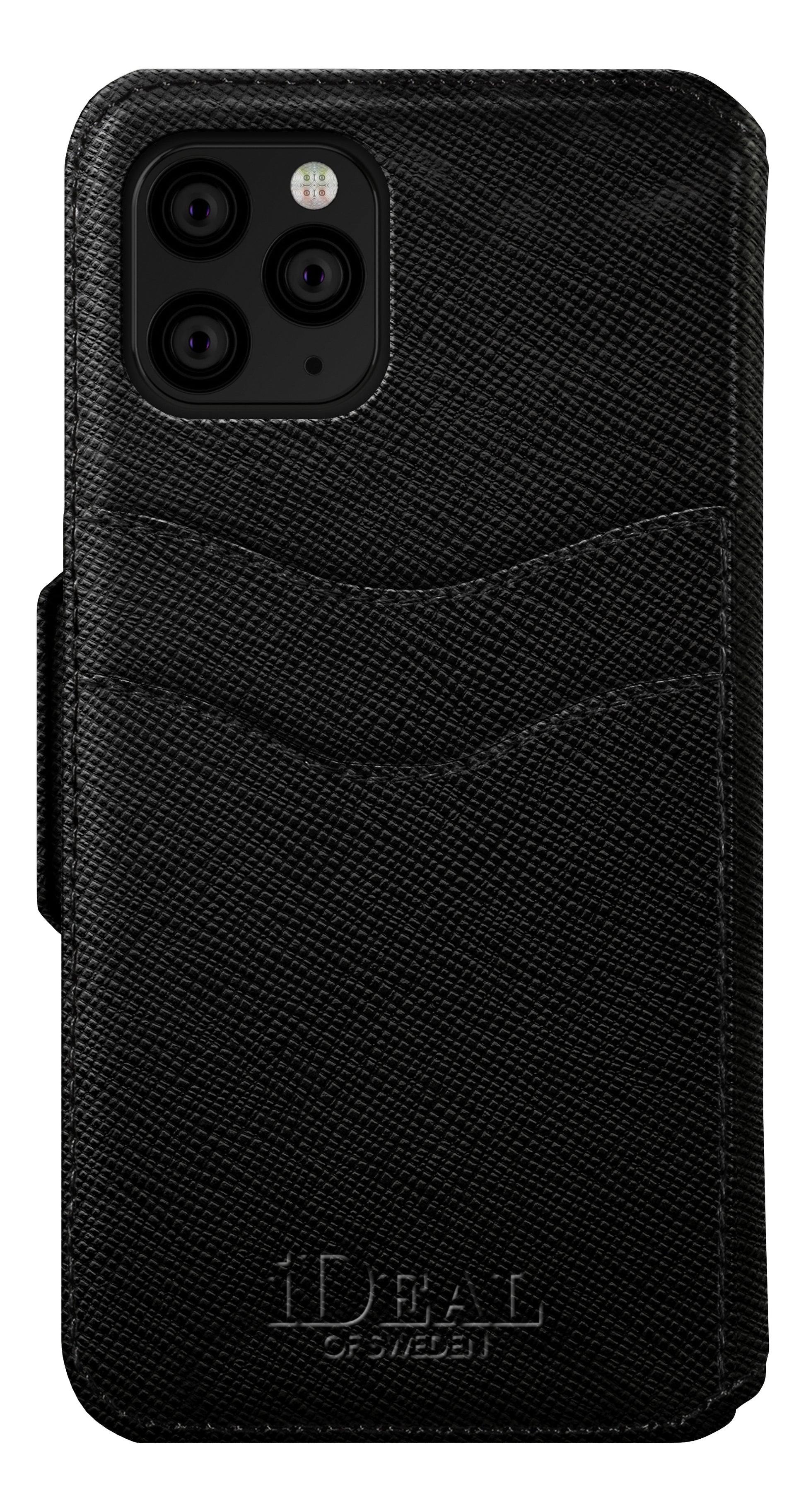 Ideal of Sweden – Booklet-Hülle Saffiano – für Apple iPhone 11 Pro – schwarz – mit Kartenfach, Magnetverschluss