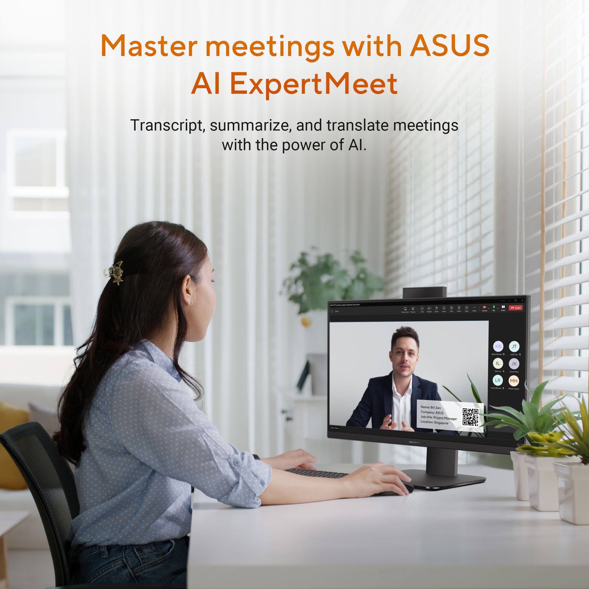 Asus All-in-One – 23,8" Full HD, AMD Ryzen AI 5 330, 16 GB RAM, 512 GB SSD, Windows 11 Pro