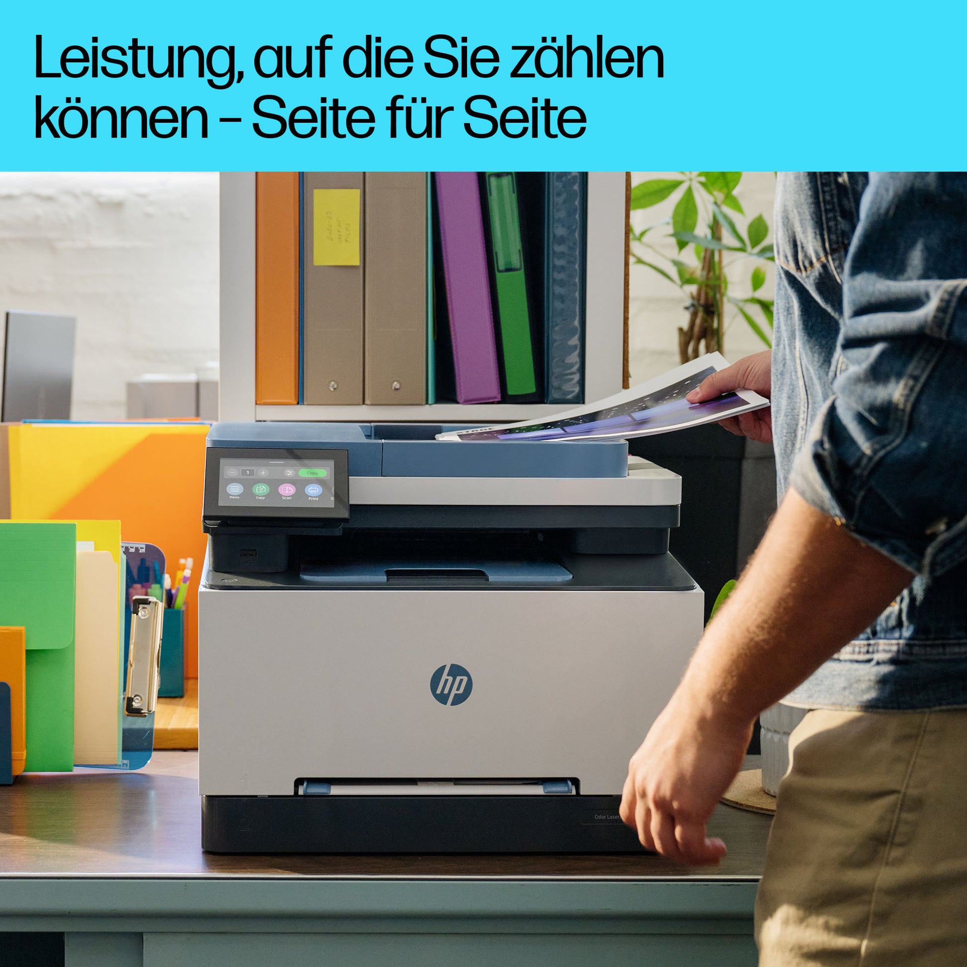 HP Color LaserJet Pro 3302FDW – Farbiges Laser-MFP A4, 4-in-1 – USB/WLAN – Duplex, ADF – 25 Seiten/Min. S/W