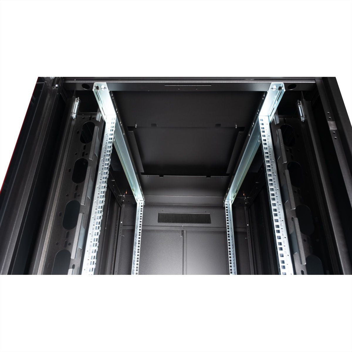 ROLINE Pro – 19" Netzwerkschrank 42U, IP20, abschliessbar, 800 × 1000 × 2053 mm, schwarz, Stahl