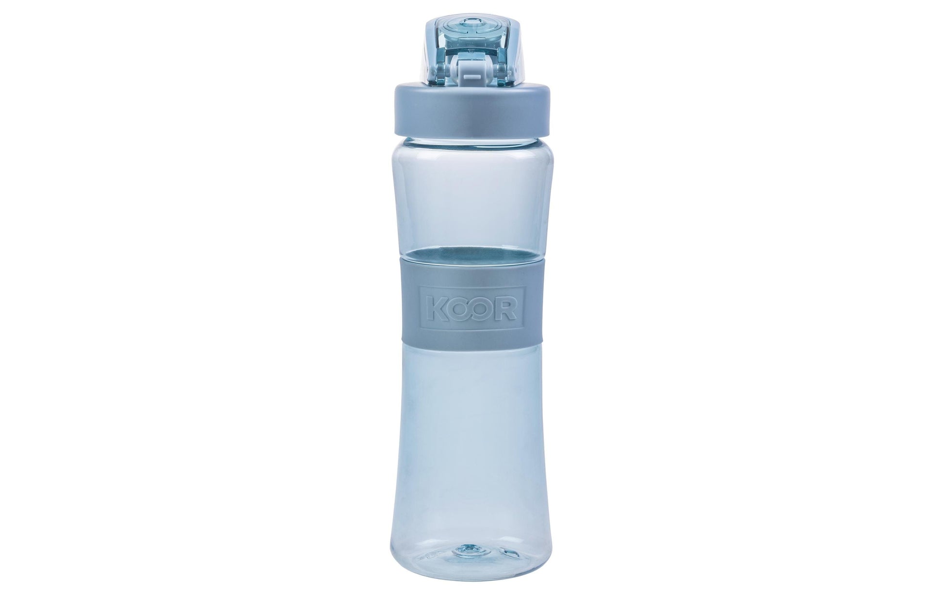 KOOR Trinkflasche 650 ml – Kunststoff, Weithals, Schraubdeckel, Blau