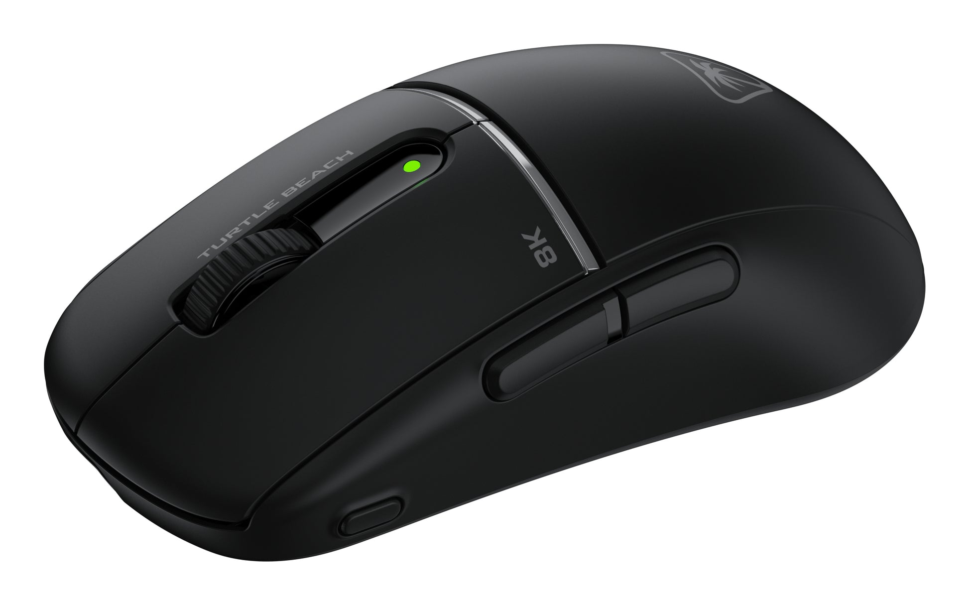 Turtle Beach Burst II Pro Gaming-Maus – kabellos, 8'000 Hz, 8 Tasten, beidhändig, ultraleicht, schwarz