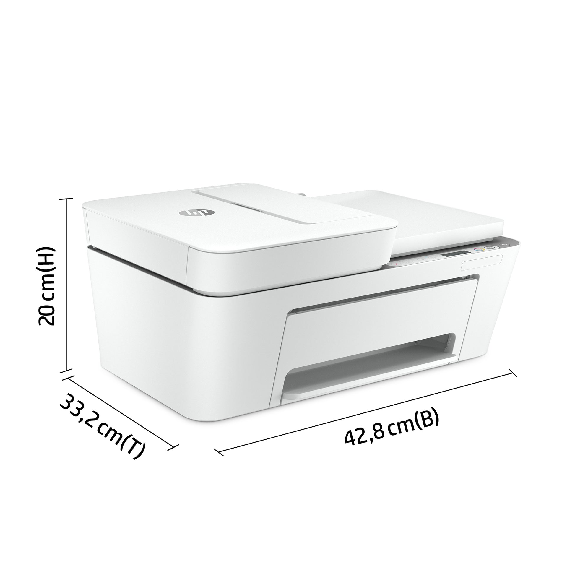 HP DeskJet Plus 4120 – Farbtintenstrahl-Multifunktionsdrucker, A4, 4-in-1, Duplex, ADF, WLAN