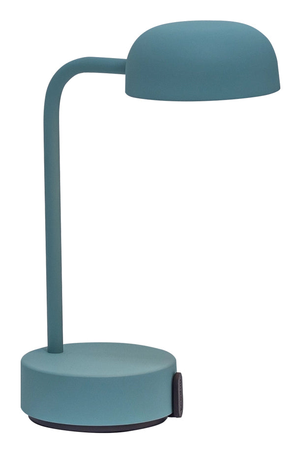 Kooduu Tischleuchte FOKUS – LED 1 W, 83 lm, 2700 K, dimmbar, Akku, USB – Türkis