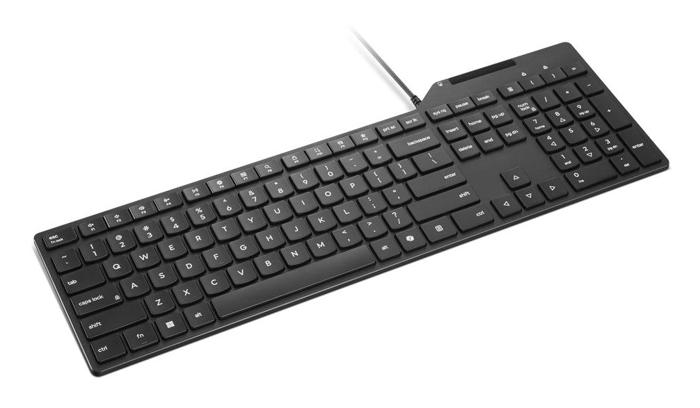 Lenovo SmartCD KB – Tastatur – Membran, kabelgebunden (USB‑A) – QWERTZ (CH) – schwarz – Smartcard-Leser