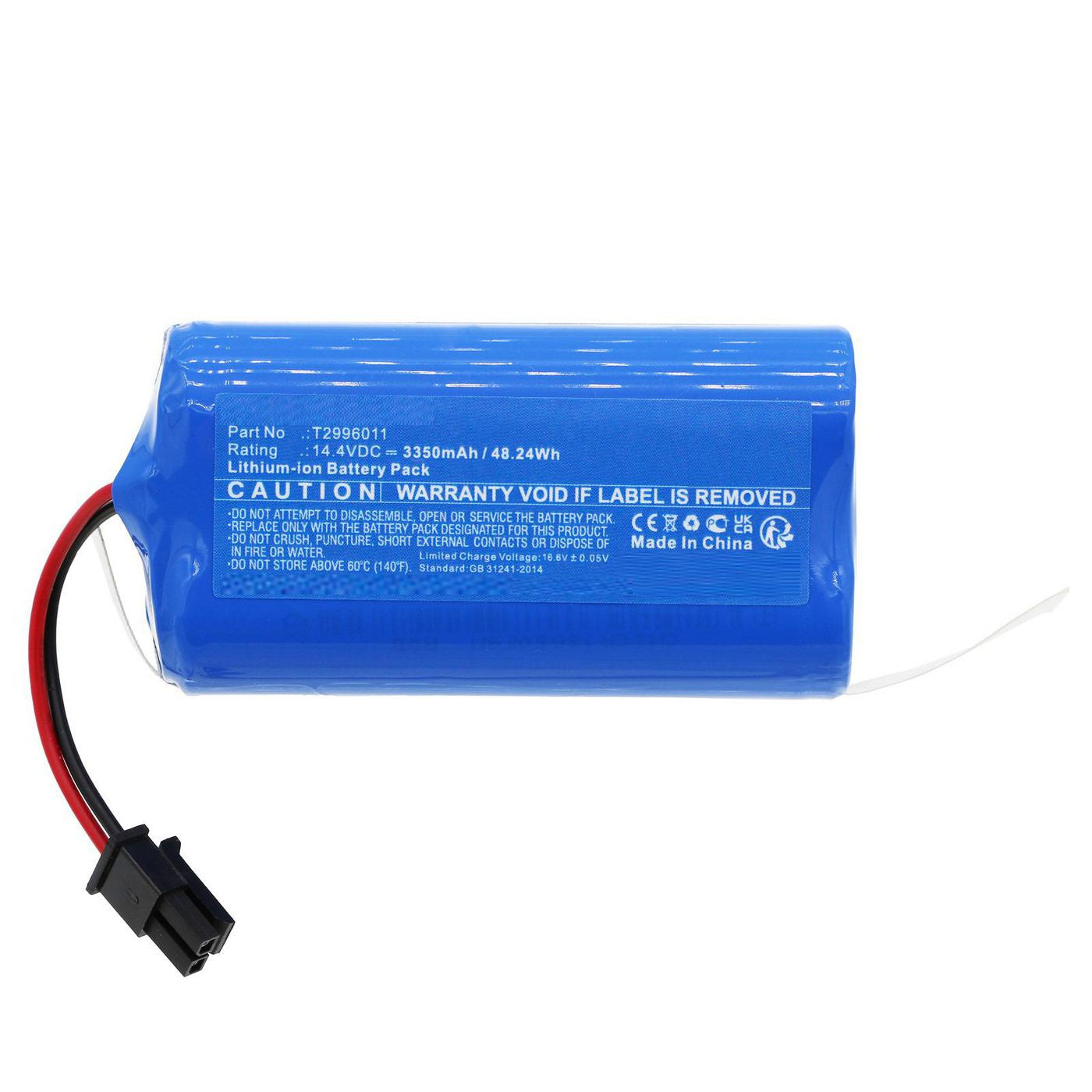 CoreParts Ersatzakku Li-Ion 3350 mAh, 14,4 V – für RoboVac LR30 Hybrid, RoboVac LR30 Hybrid+ – 1 Stk.