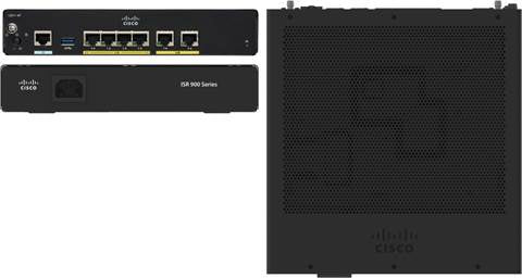 Cisco C931-4P – Enterprise-Router, 4x LAN (GbE), 2x WAN (GbE), Schwarz
