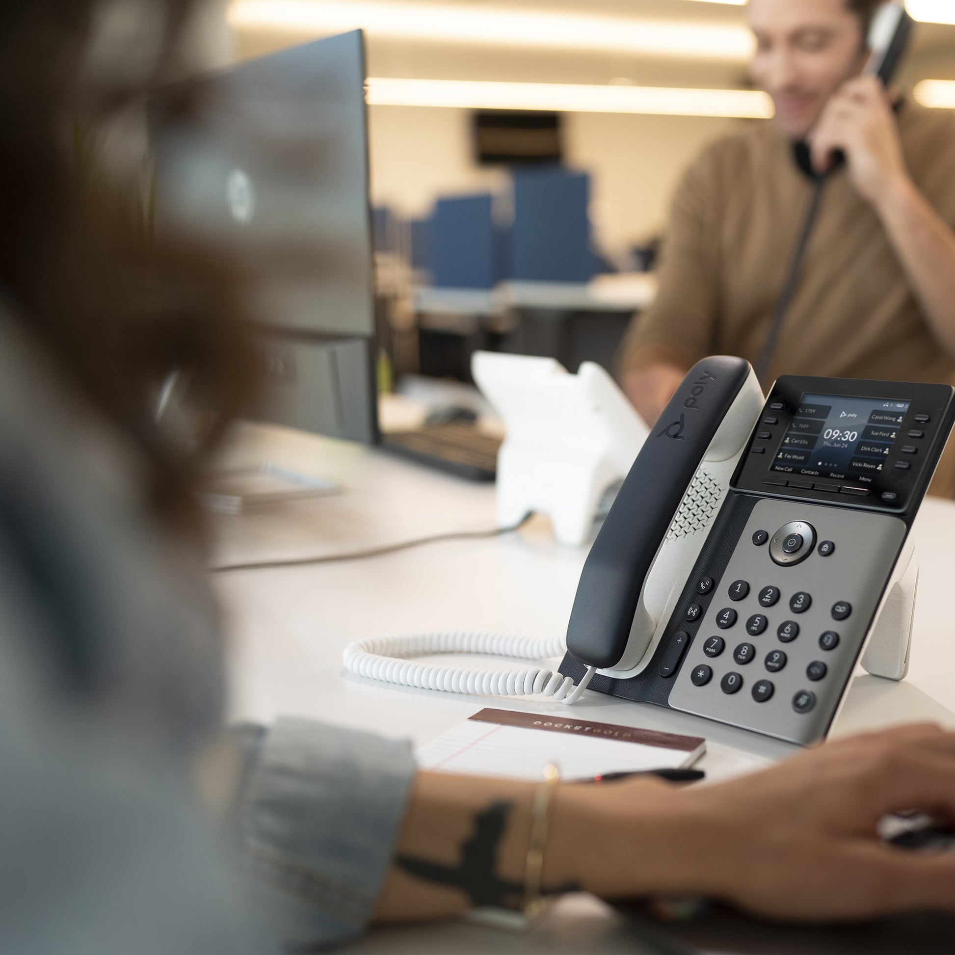 Poly Edge E300 – IP-Telefon, PoE
