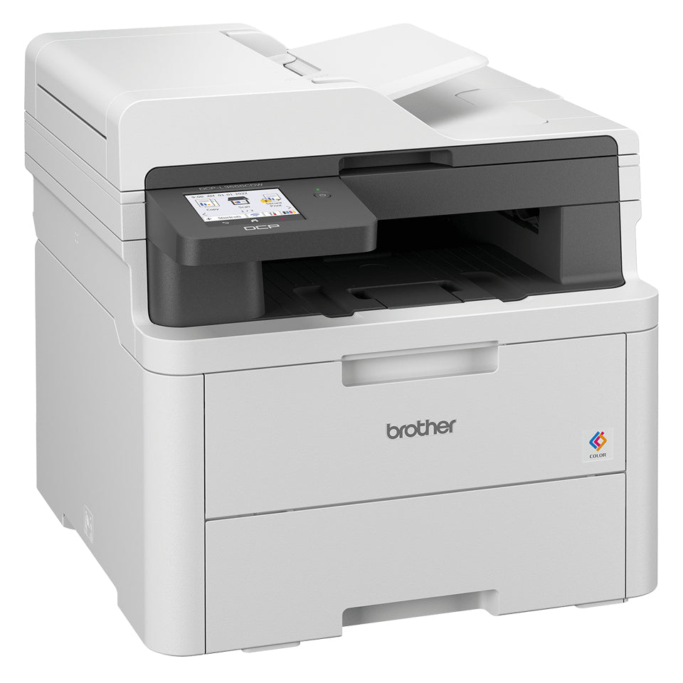 Brother DCP-L3555CDWRE1 – Farbiges Laser-MFP A4, 3-in-1 – USB/LAN/WLAN – Duplex, ADF – 26 Seiten/Min S/W, 26 Seiten/Min Farbe