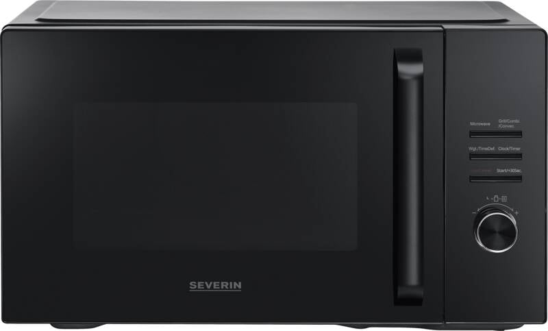 Severin Kombi-Mikrowelle MW 7798 XXL – 29 l, Grill & Heissluft, 900 W – Schwarz