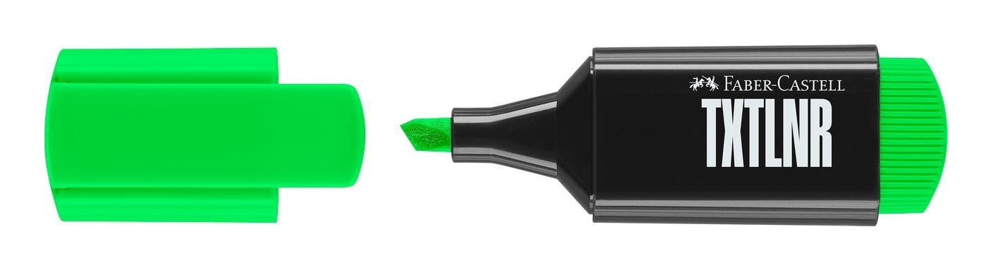 Faber-Castell Textliner SF Textmarker – Grün, Keilspitze, nachfüllbar