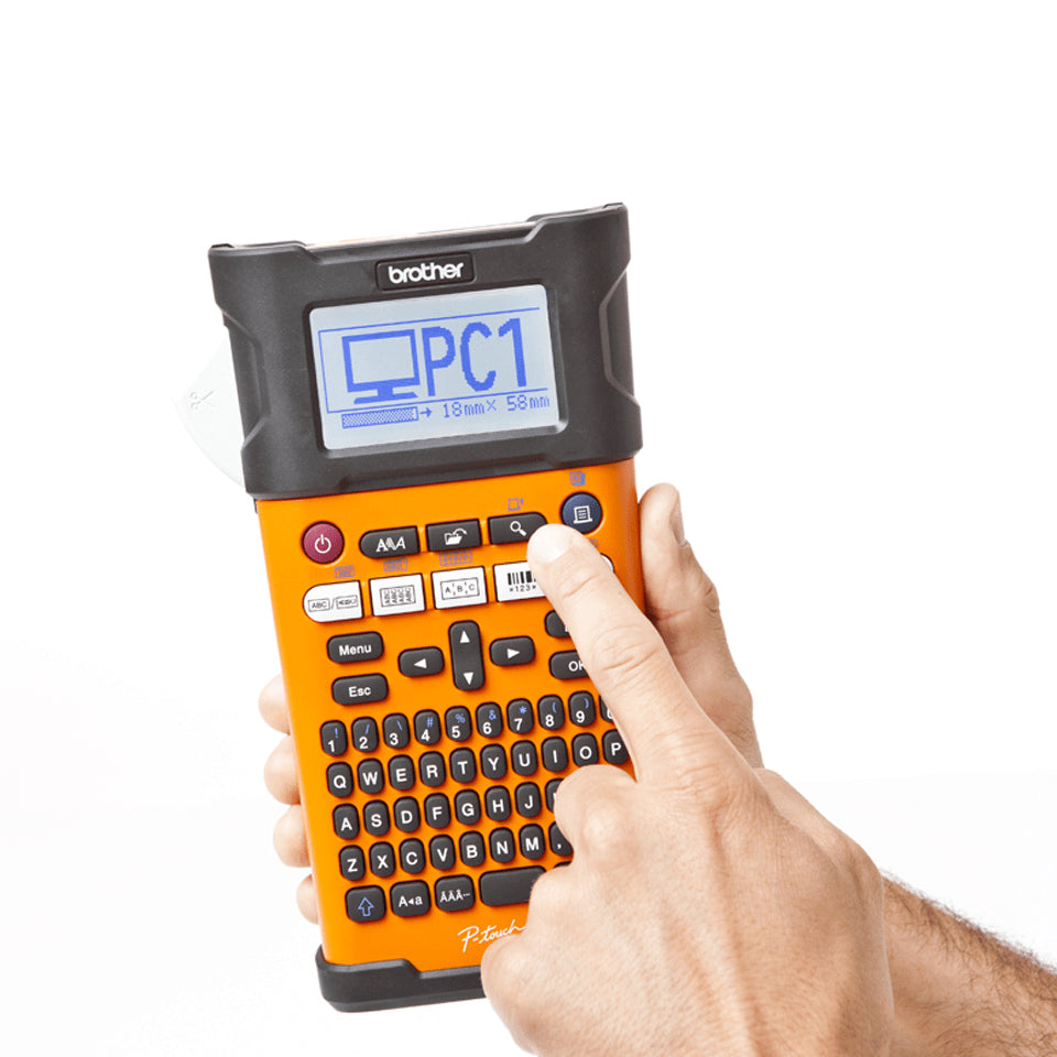 Brother E300VP – Beschriftungsgerät für TZe-Bänder 3,5–18 mm, 20 mm/s
