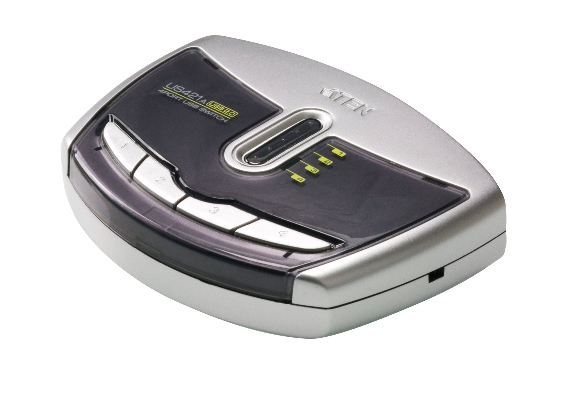 ATEN US421A USB-Hub – USB 2.0, 4× USB-A, 1× USB-B (Konsole)