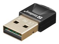 Sandberg USB-Bluetooth-Adapter – Bluetooth 5.0+EDR, 20 m, USB 2.0 – Schwarz
