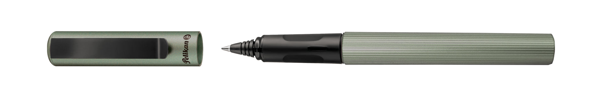 Pelikan Pina Colada Classic – Tintenroller, 0,7 mm, blau, olive – 4 Stk.
