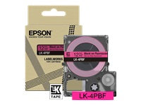 Epson Schriftband – 12 mm × 5 m, Pink, Schwarz – LK-4PBF