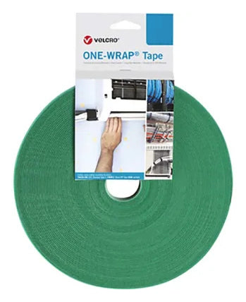 Velcro Klettbandrolle, 20 mm × 25 m, grün