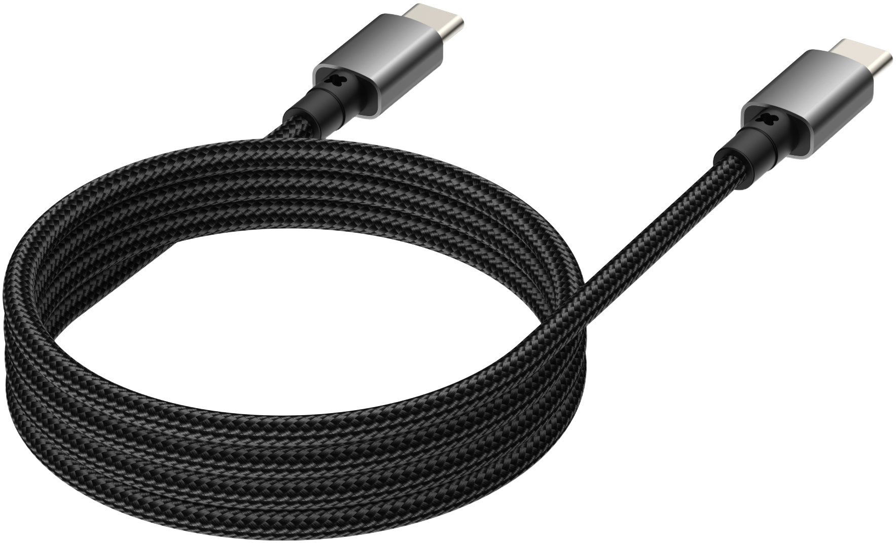 Vision USB-C auf USB-C Kabel – USB 2.0 (480 Mbit/s) – 1 m – Schwarz