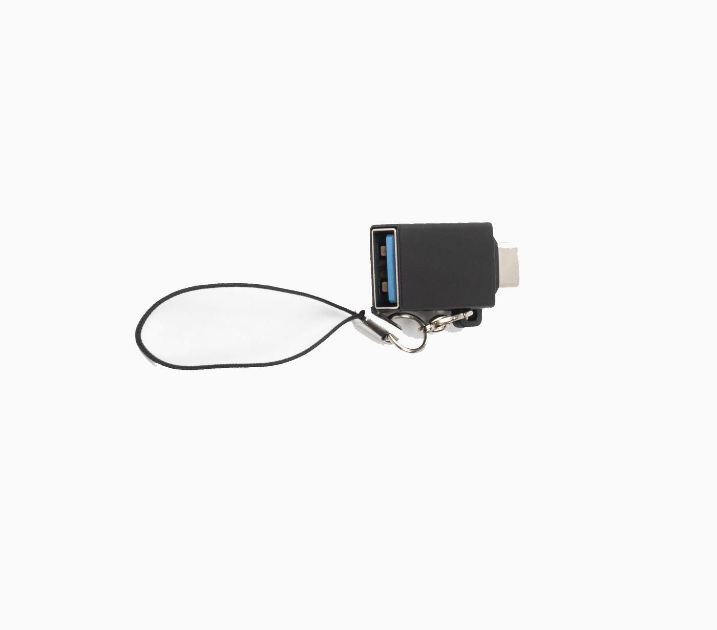 Microconnect USB-C zu USB-A Adapter – Männlich zu Weiblich, Schwarz